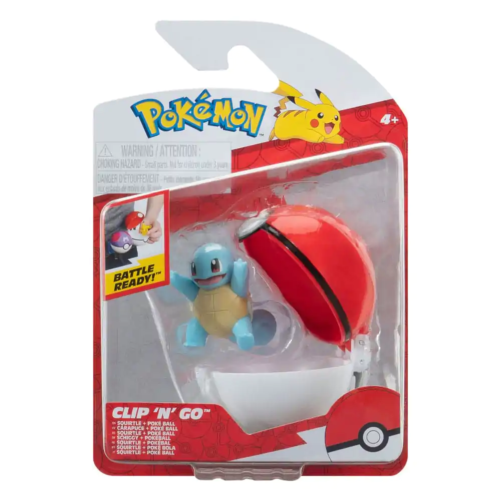 Pokémon Clip'n'Go Poké Balls Squirtle #3 & Poké Ball termékfotó