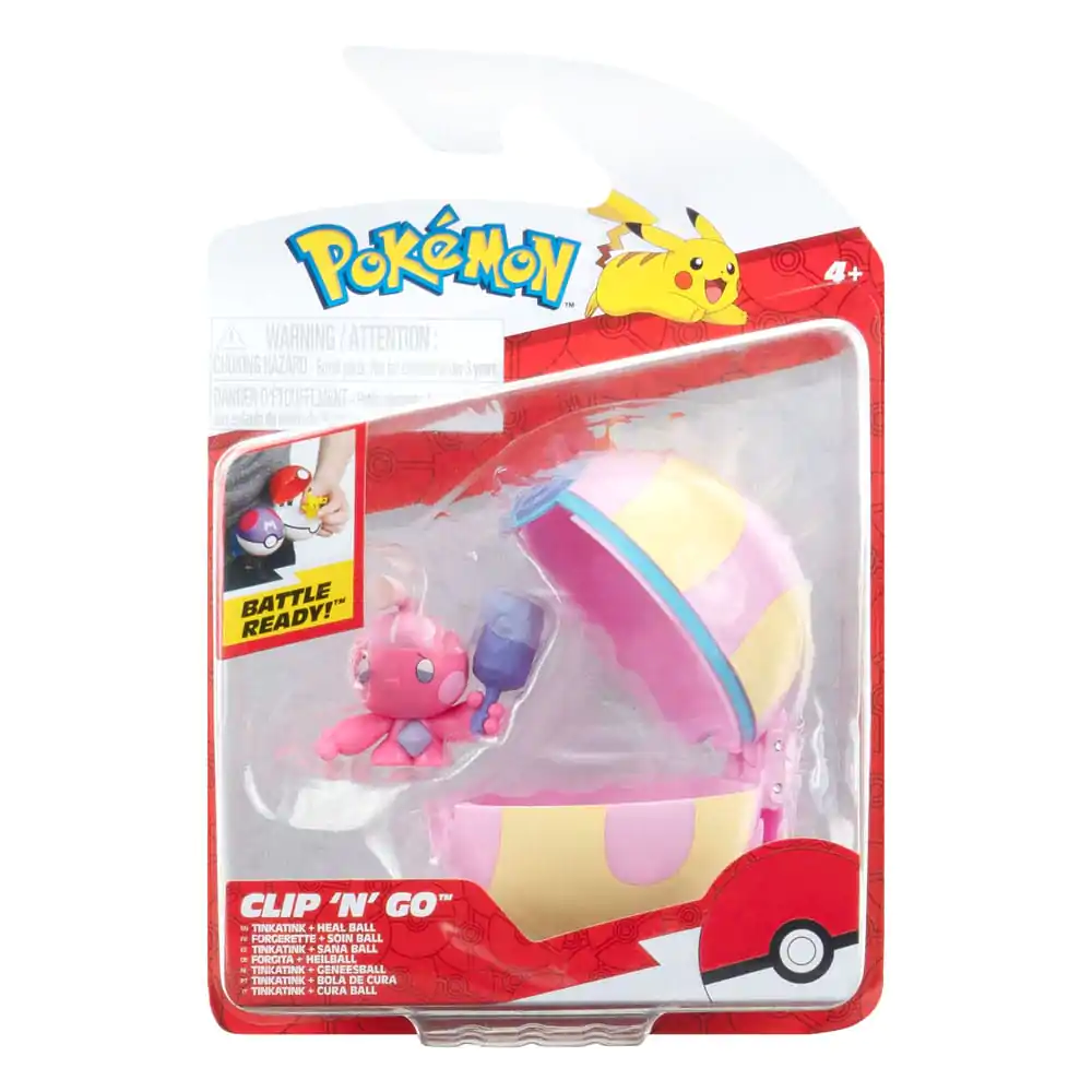 Pokémon Clip'n'Go Poké Balls Tinkatink &amp; Heal Ball termékfotó