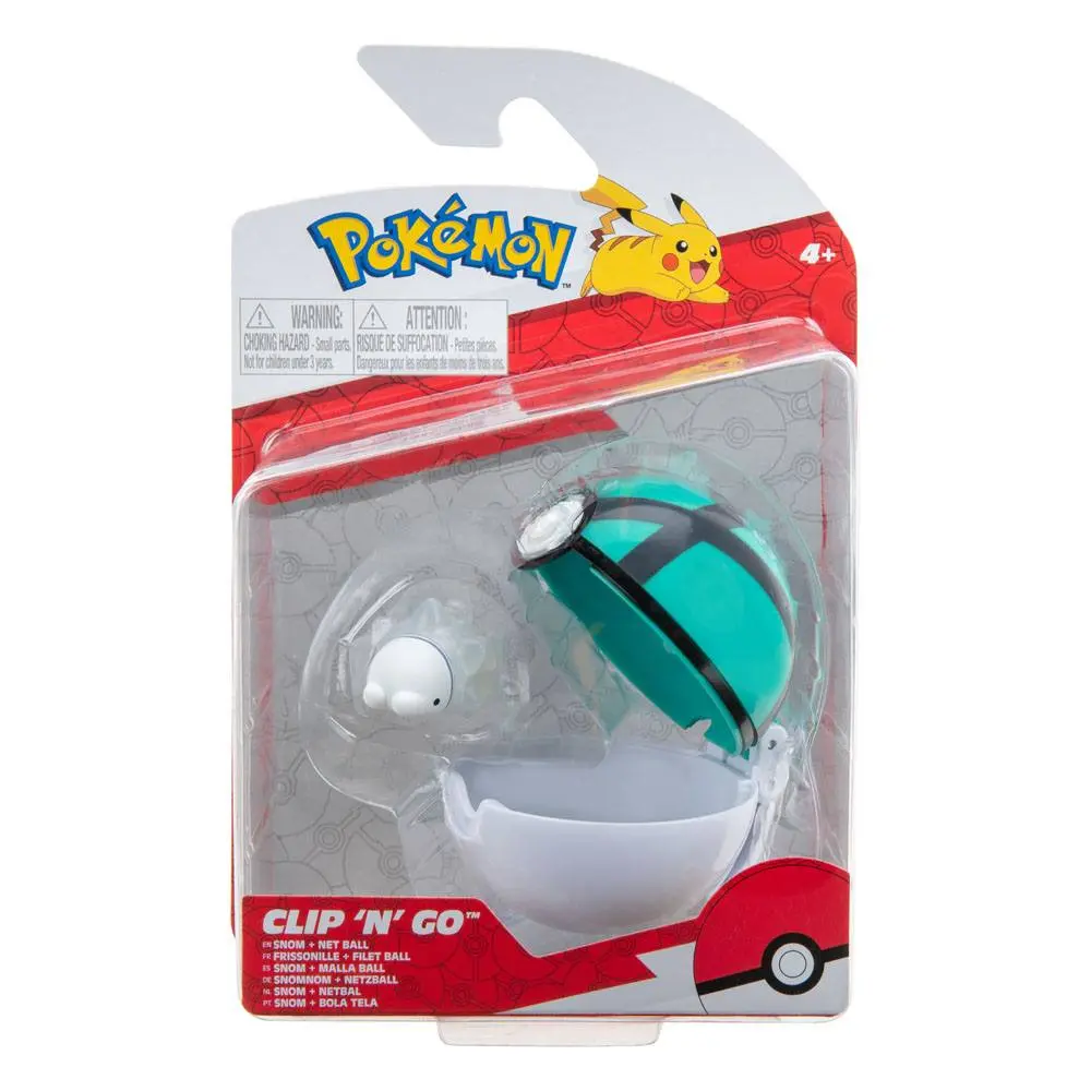 Pokémon Clip'n'Go Poké Balls Wave 11 Snom &amp; Net Ball termékfotó