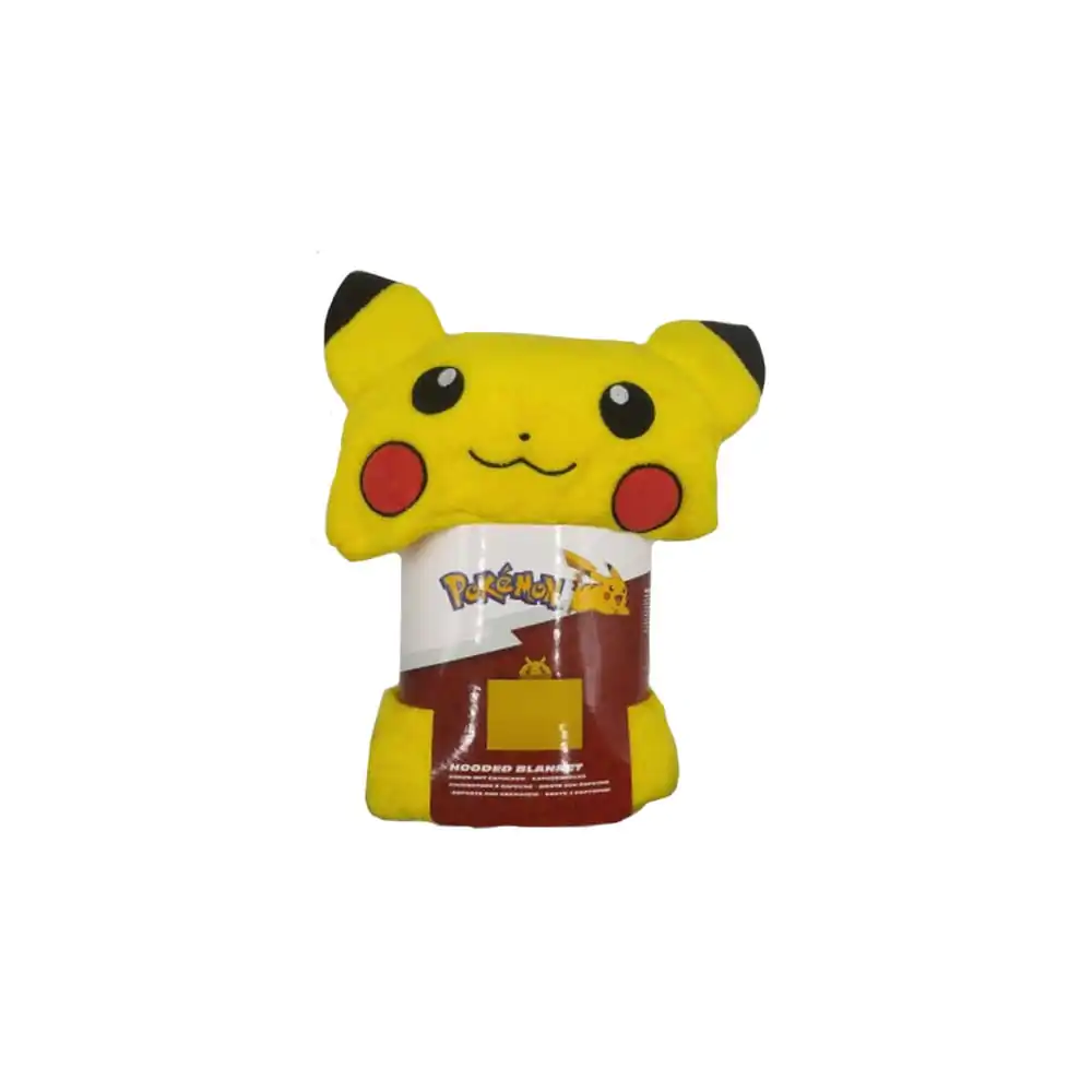 Pokémon Coral kapucnis takaró Pikachu 120 x 150 cm termékfotó