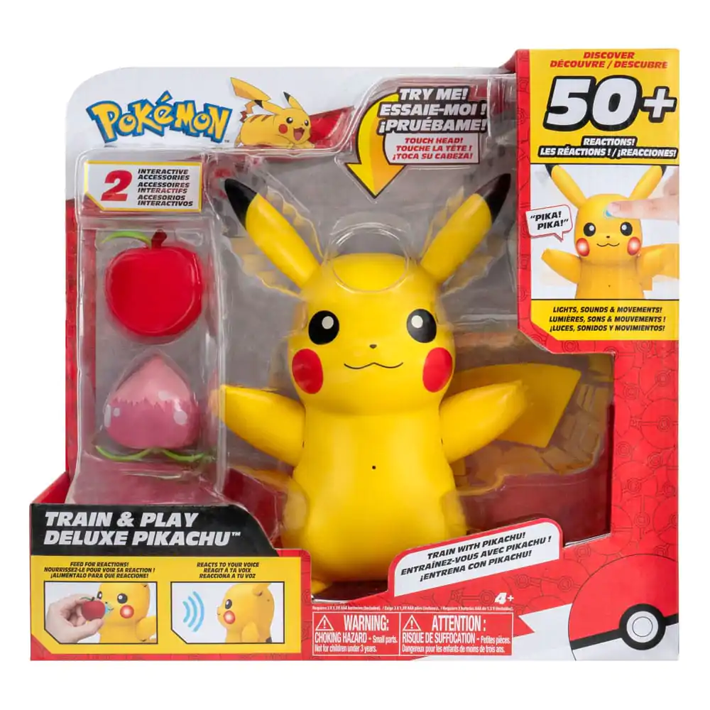 Pokémon Deluxe My Partner Pikachu interaktív akciófigura 11 cm termékfotó