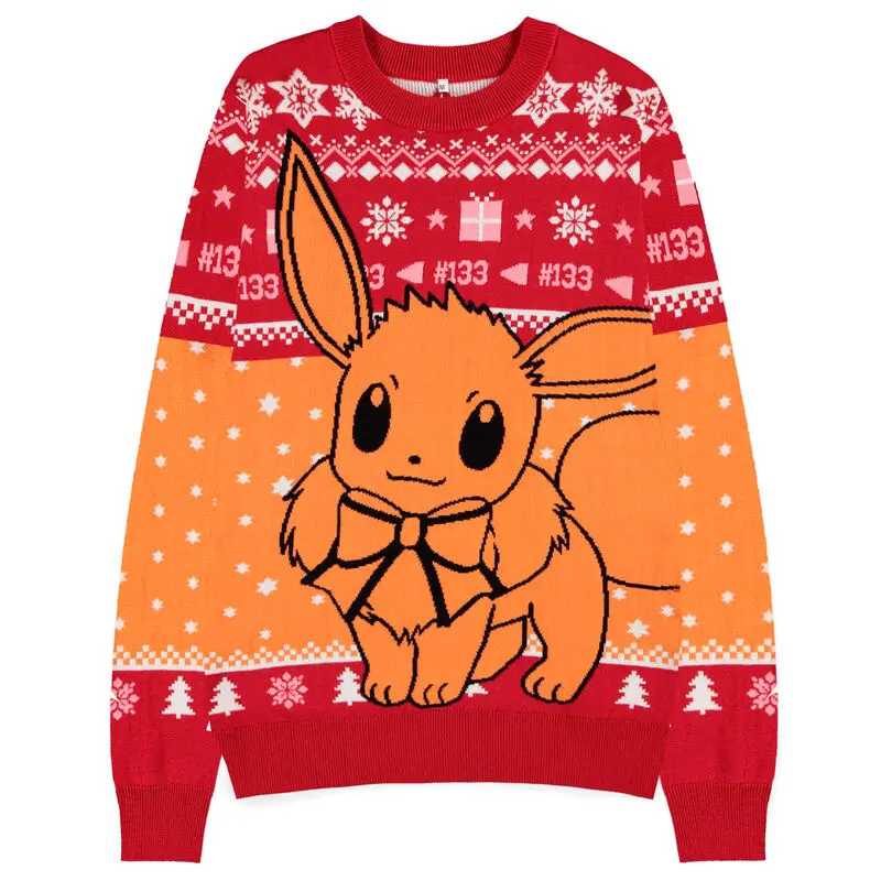 Pokemon Eevee karácsonyi pulóver termékfotó