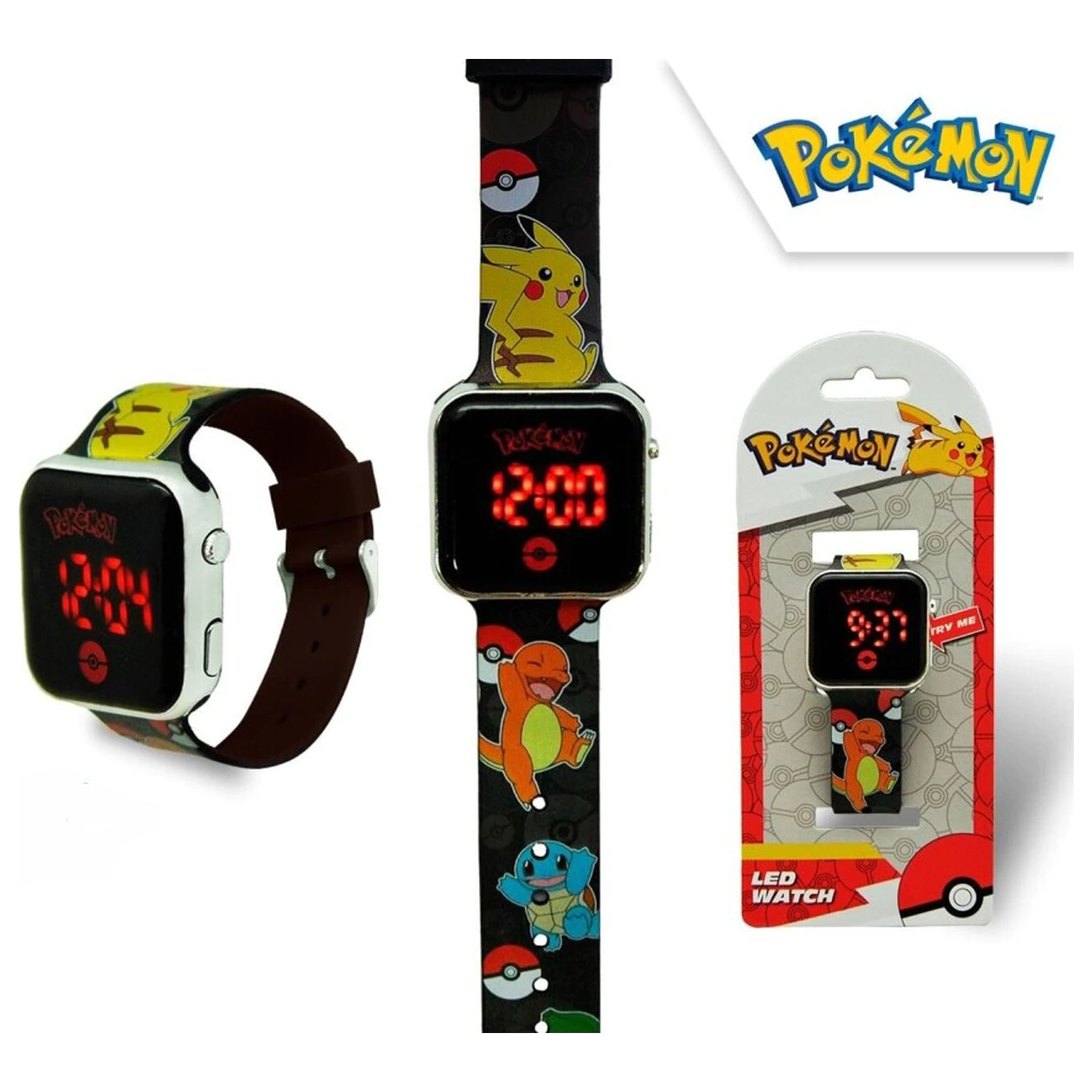 Pokémon Elements digitális LED karóra termékfotó