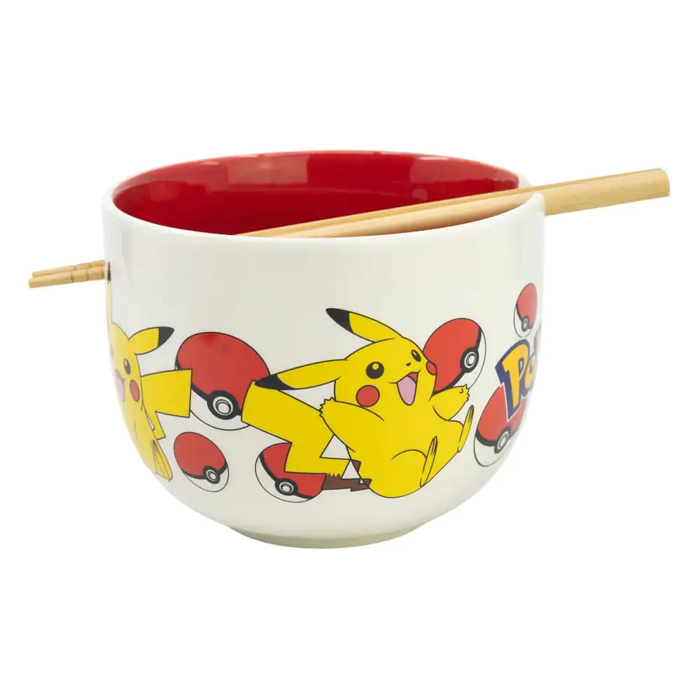 Pokémon Face Ramen tál és evőpálcika termékfotó