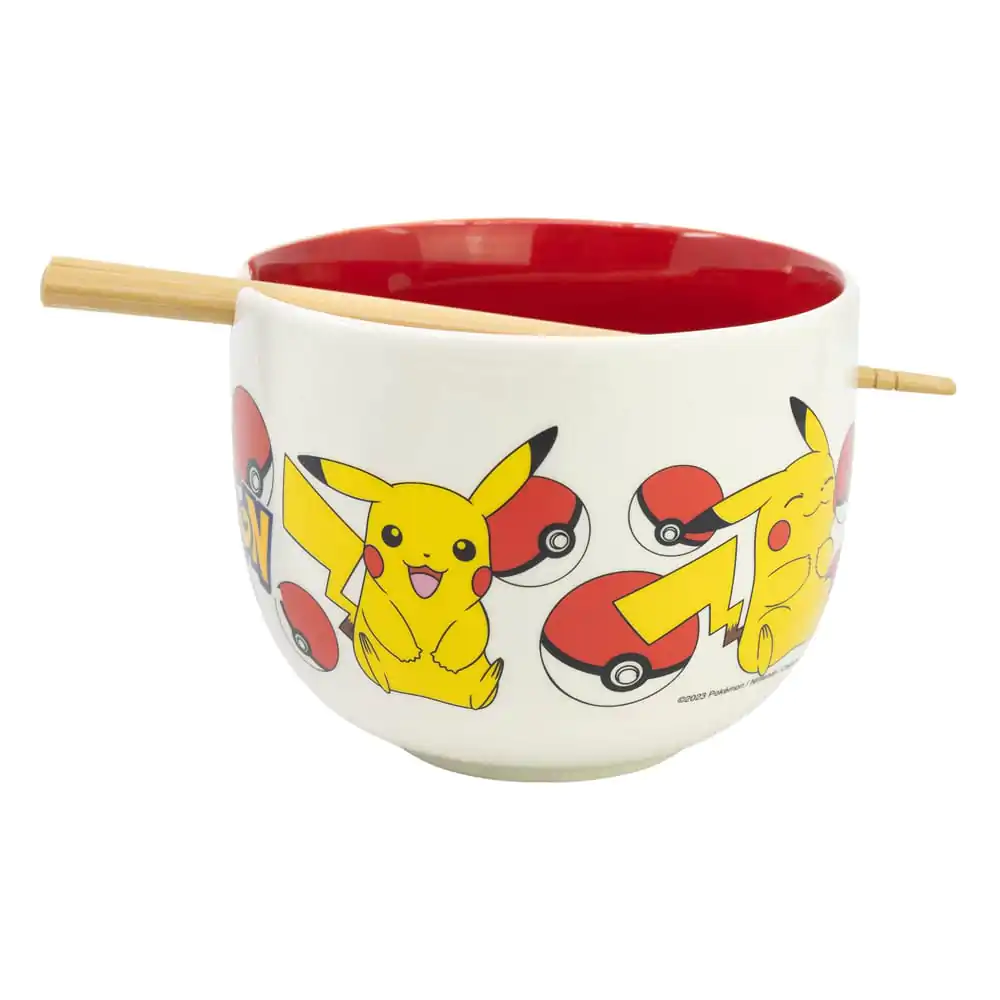 Pokémon Face Ramen tál és evőpálcika termékfotó