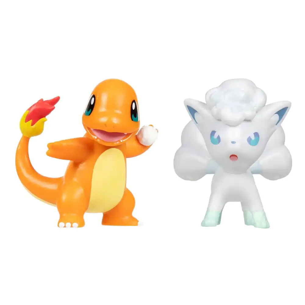 Pokémon First Partner Battle Figure Holiday Charmander #2 &amp; Alolan Vulpix 2 db-os figura csomag termékfotó