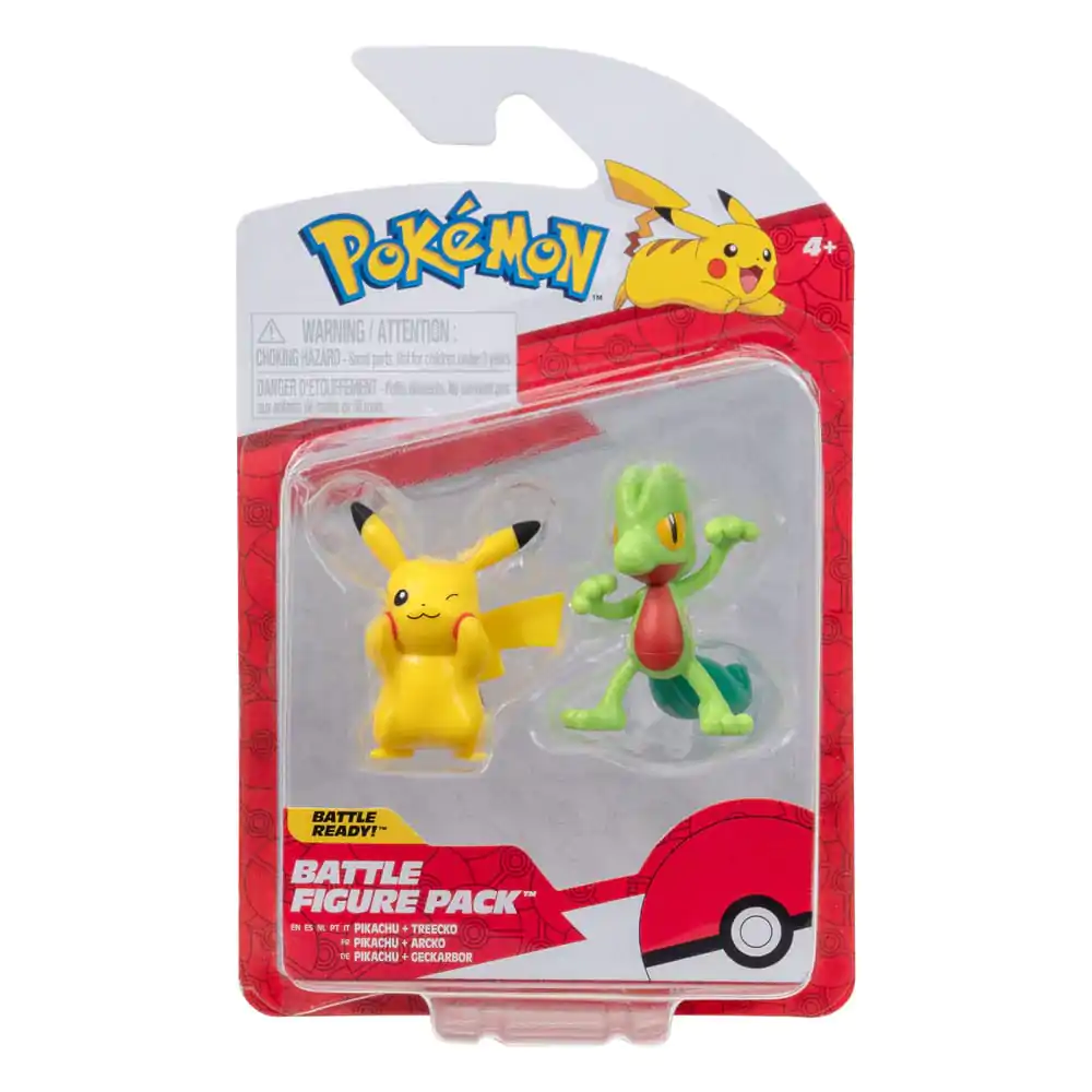 Pokémon First Partner Battle Figure Treecko & Pikachu #8 2 db-os figura csomag termékfotó