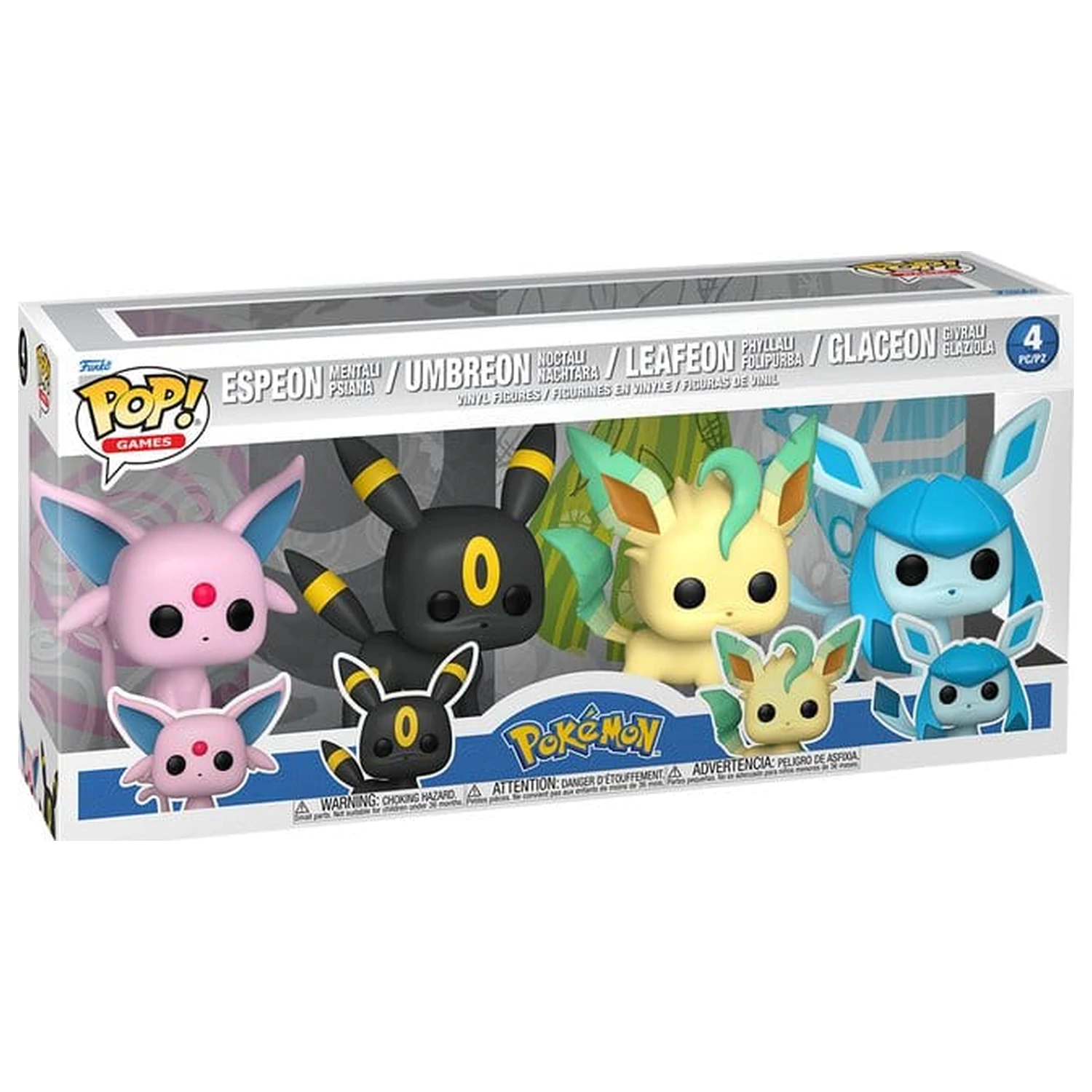 Pokemon Funko POP! 4 db-os Vinyl figura csomag Eeveelutions #2 Bundle 9 cm termékfotó