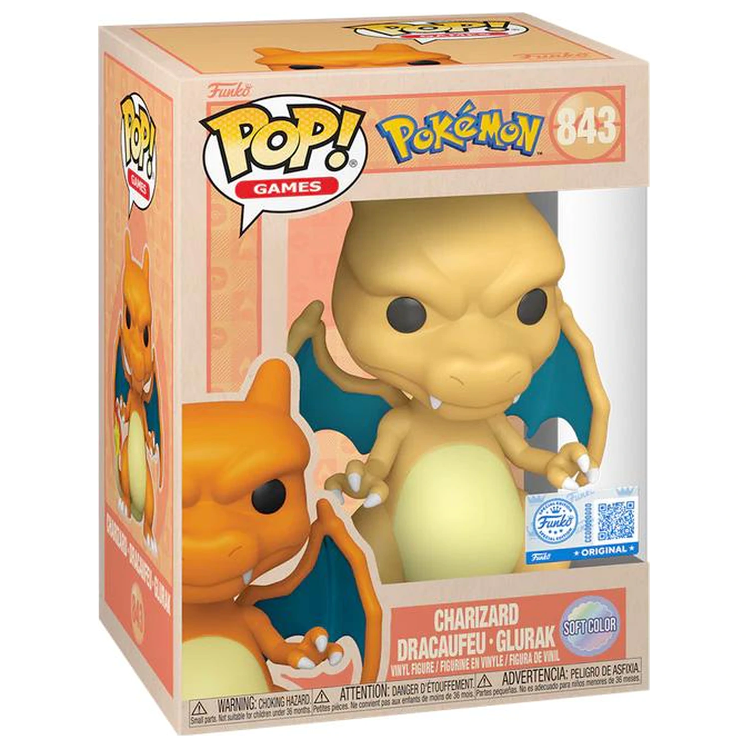 Pokémon Funko POP! figura Charizard (Soft Color) termékfotó