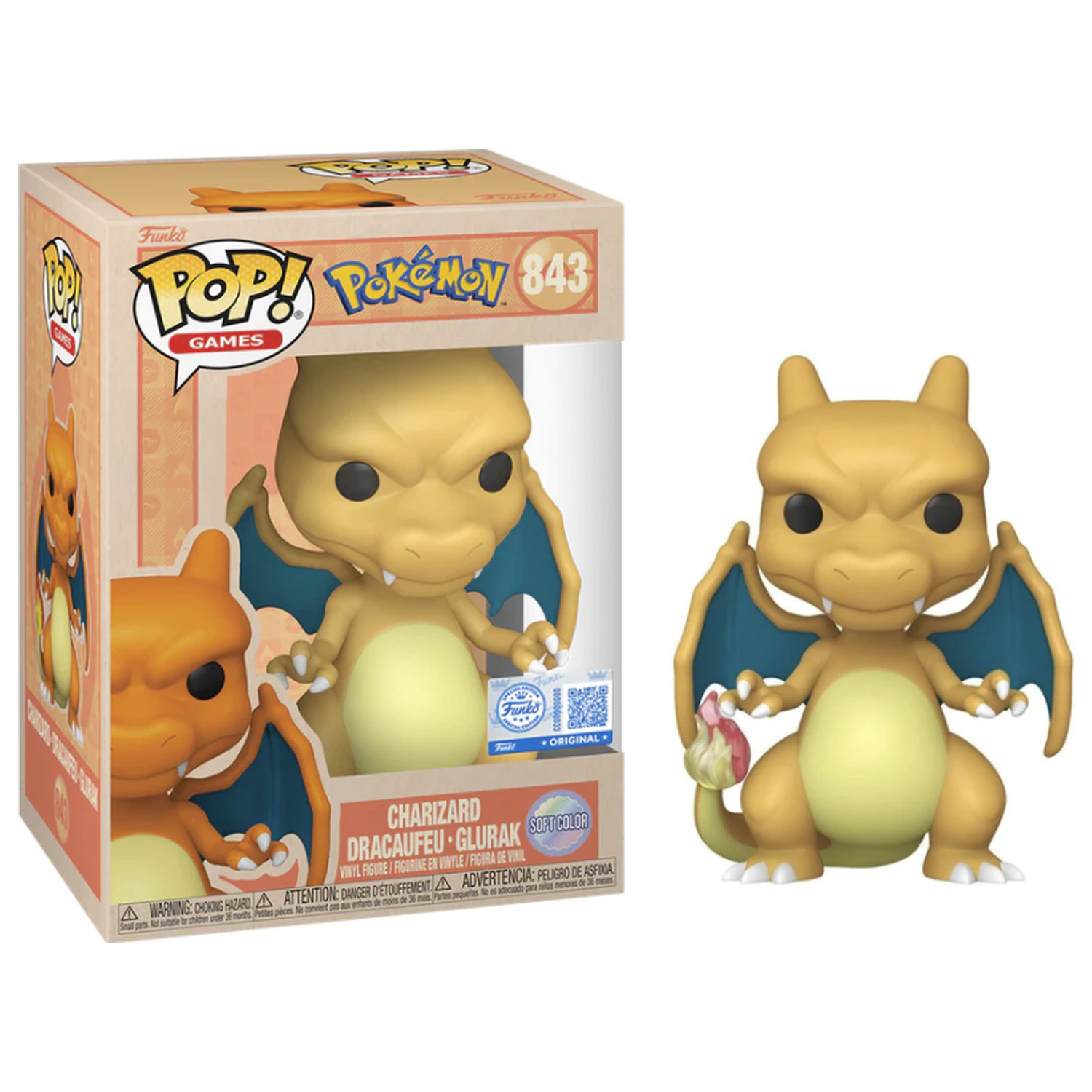 Pokémon Funko POP! figura Charizard (Soft Color) termékfotó