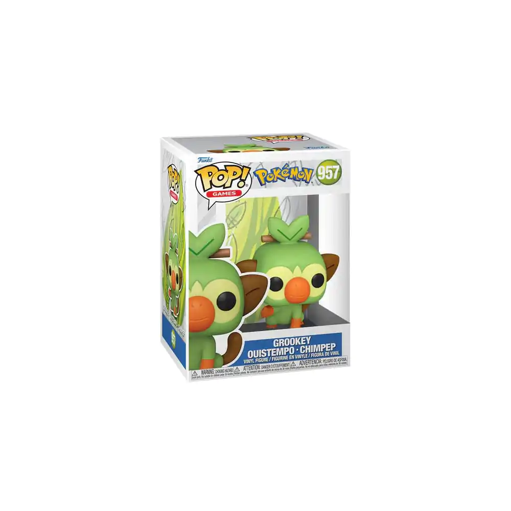 Pokemon Funko POP! Games Vinyl figura Grookey (EMEA) 9 cm termékfotó