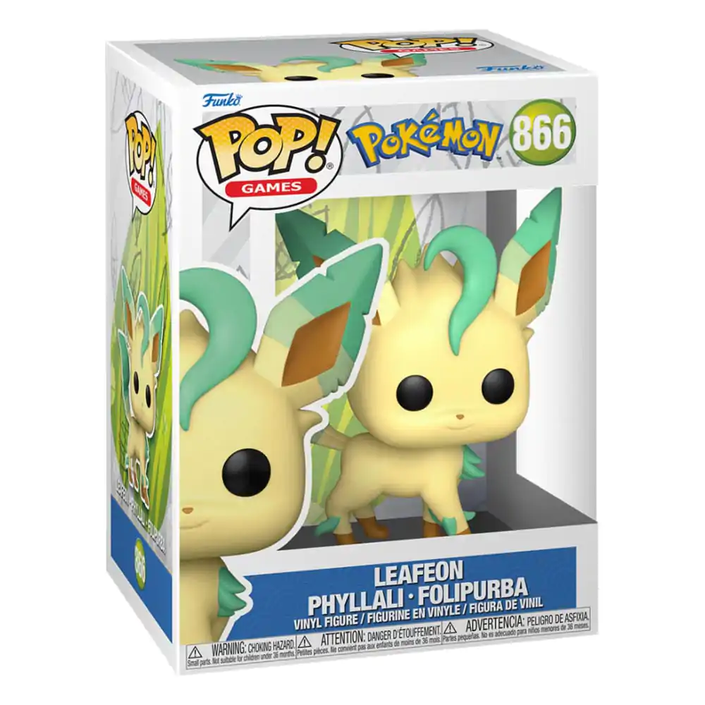 Pokemon Funko POP! Games Vinyl figura Leafeon (EMEA) 9 cm termékfotó