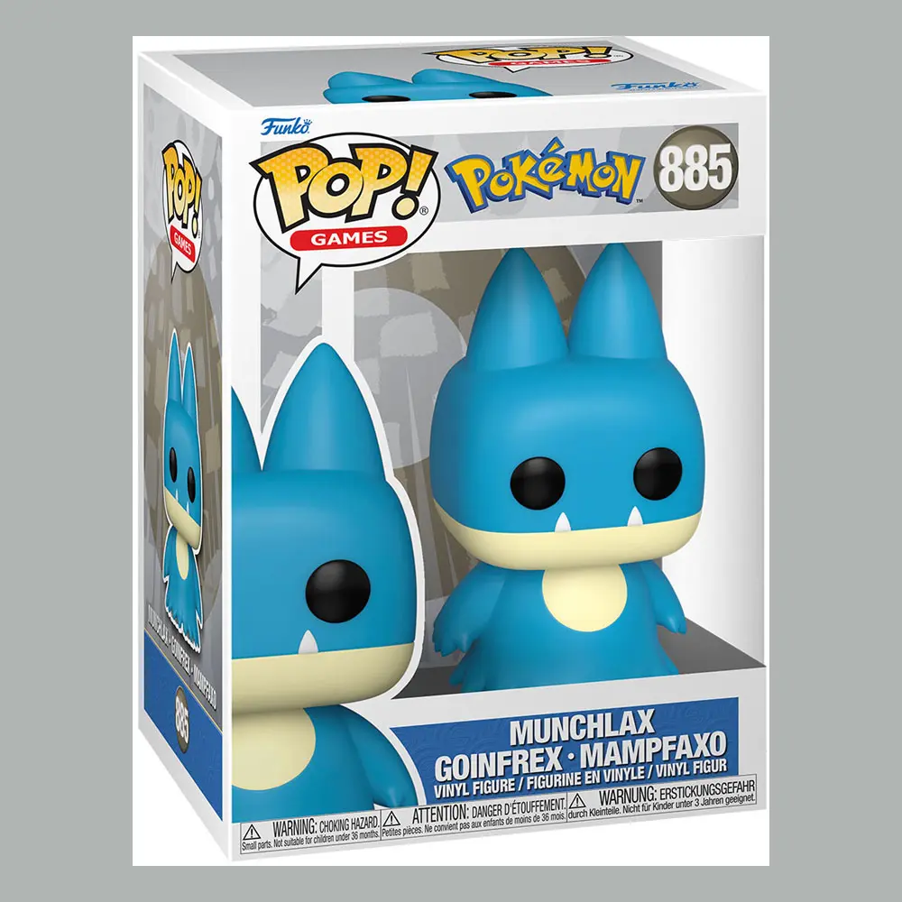 Pokemon Funko POP! Games Vinyl figura Munchlax (EMEA) 9 cm termékfotó