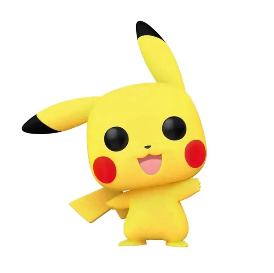 Pokémon Funko POP! Games Vinyl figura Pikachu Waving (Flocked) 9 cm termékfotó