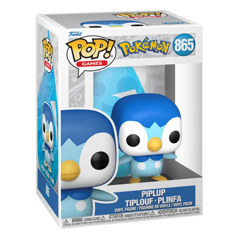 Pokemon Funko POP! Games Vinyl figura Piplup (EMEA) 9 cm termékfotó