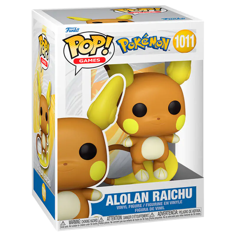 Pokemon Funko POP! Games Vinyl figura Raichu(Alolan)(EMEA) 9 cm termékfotó