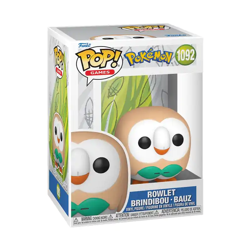 Pokemon Funko POP! Games Vinyl figura Rowlet 9 cm termékfotó