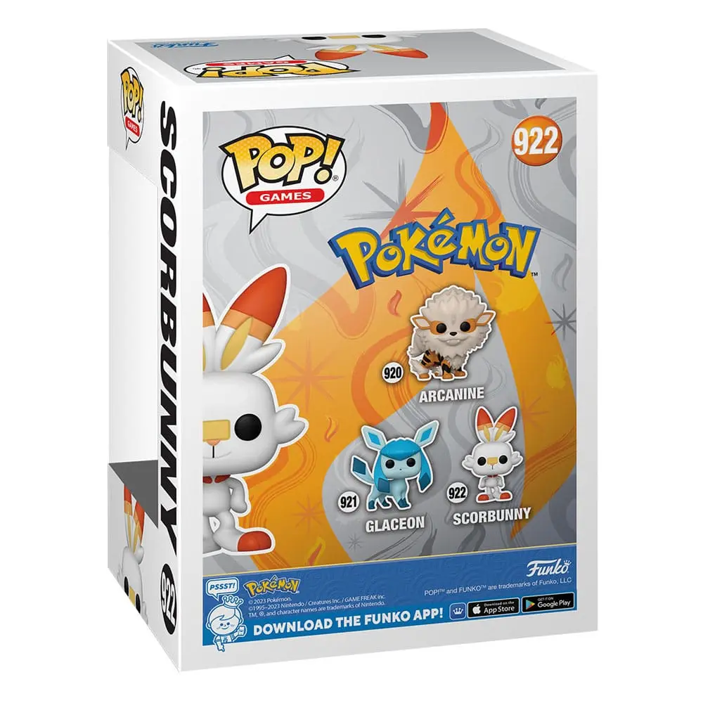 Pokemon Funko POP! Games Vinyl figura Scorbunny (EMEA) 9 cm termékfotó