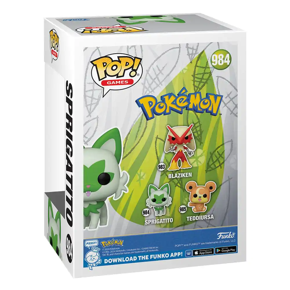 Pokemon Funko POP! Games Vinyl figura Sprigatito(EMEA) 9 cm termékfotó