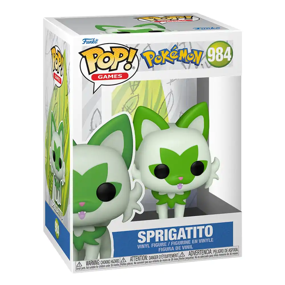 Pokemon Funko POP! Games Vinyl figura Sprigatito(EMEA) 9 cm termékfotó