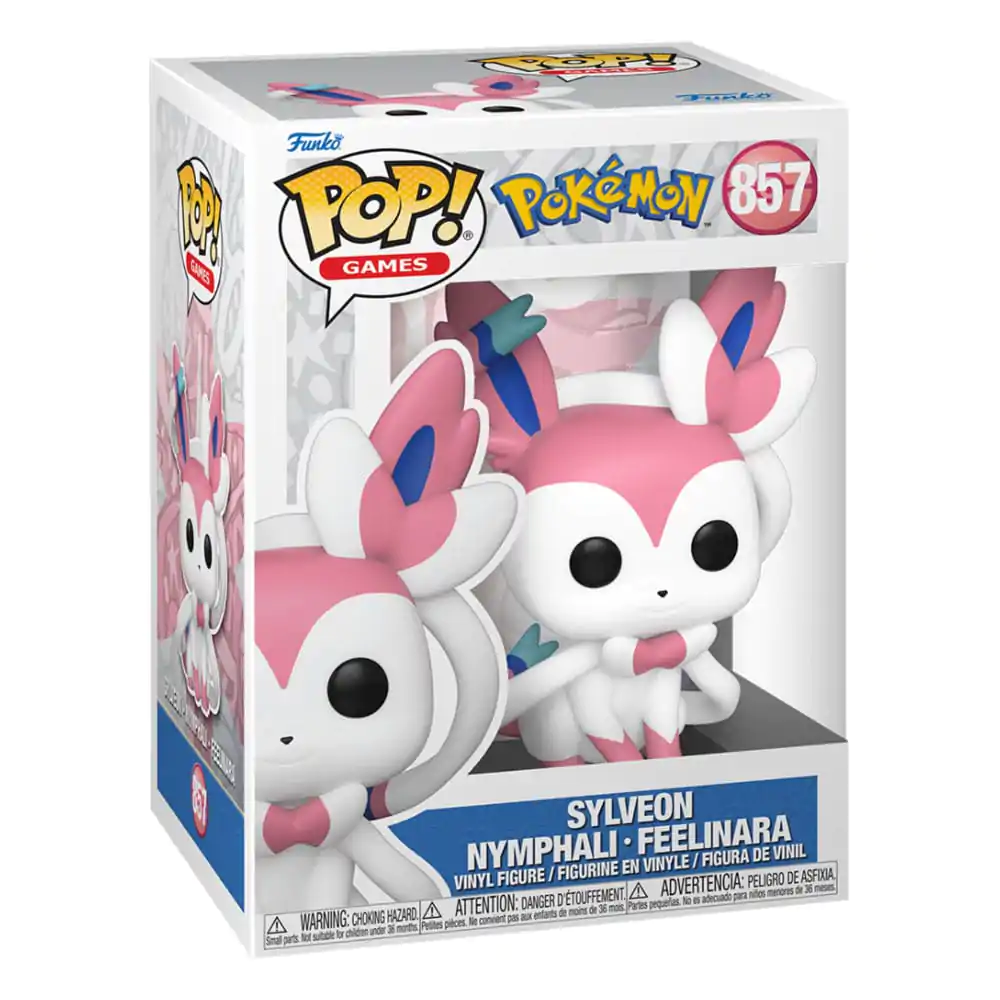 Pokemon Funko POP! Games Vinyl figura Sylveon (EMEA) 9 cm termékfotó