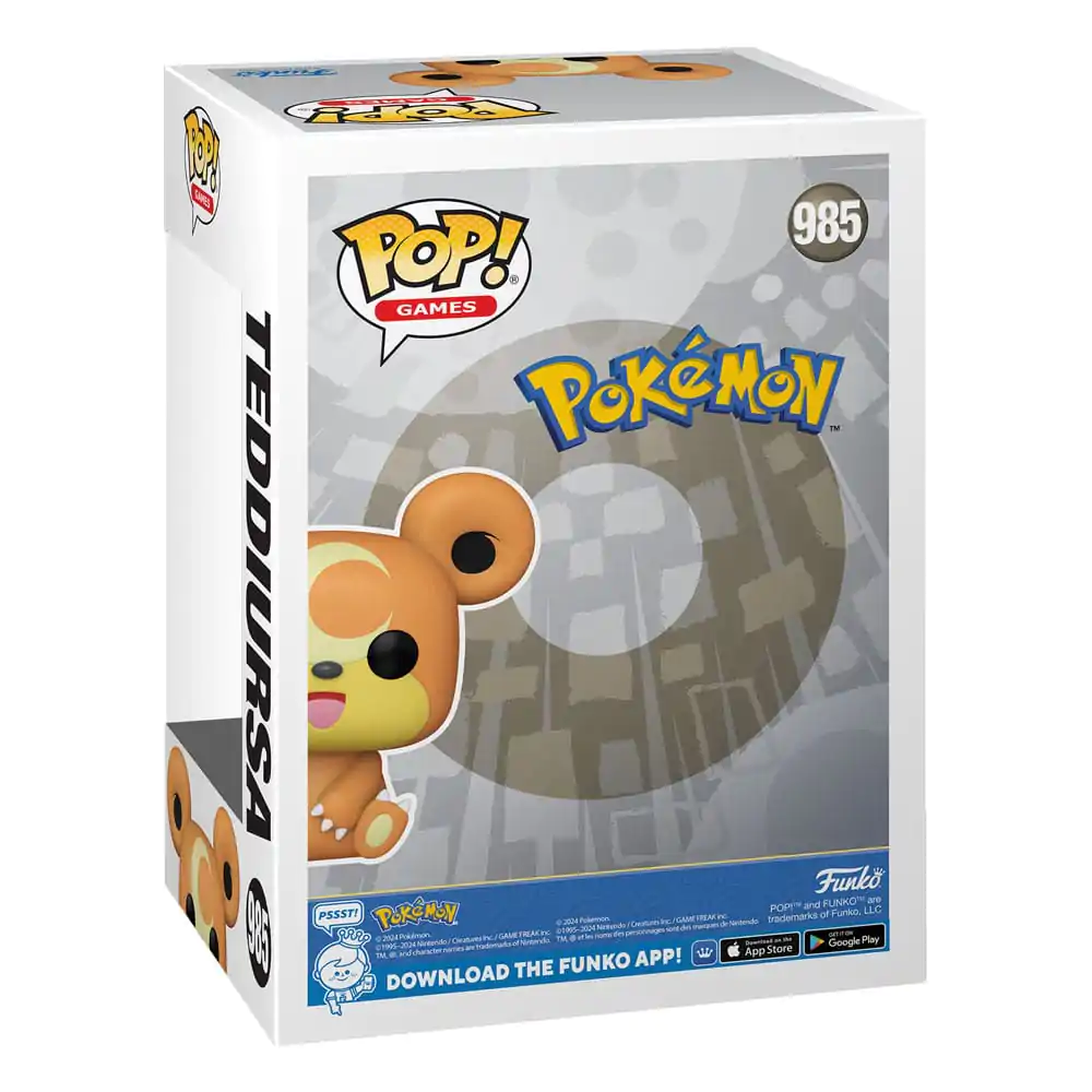 Pokemon Funko POP! Games Vinyl figura Teddiursa(EMEA) 9 cm termékfotó