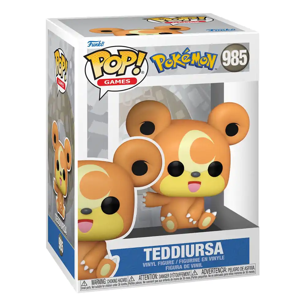 Pokemon Funko POP! Games Vinyl figura Teddiursa(EMEA) 9 cm termékfotó