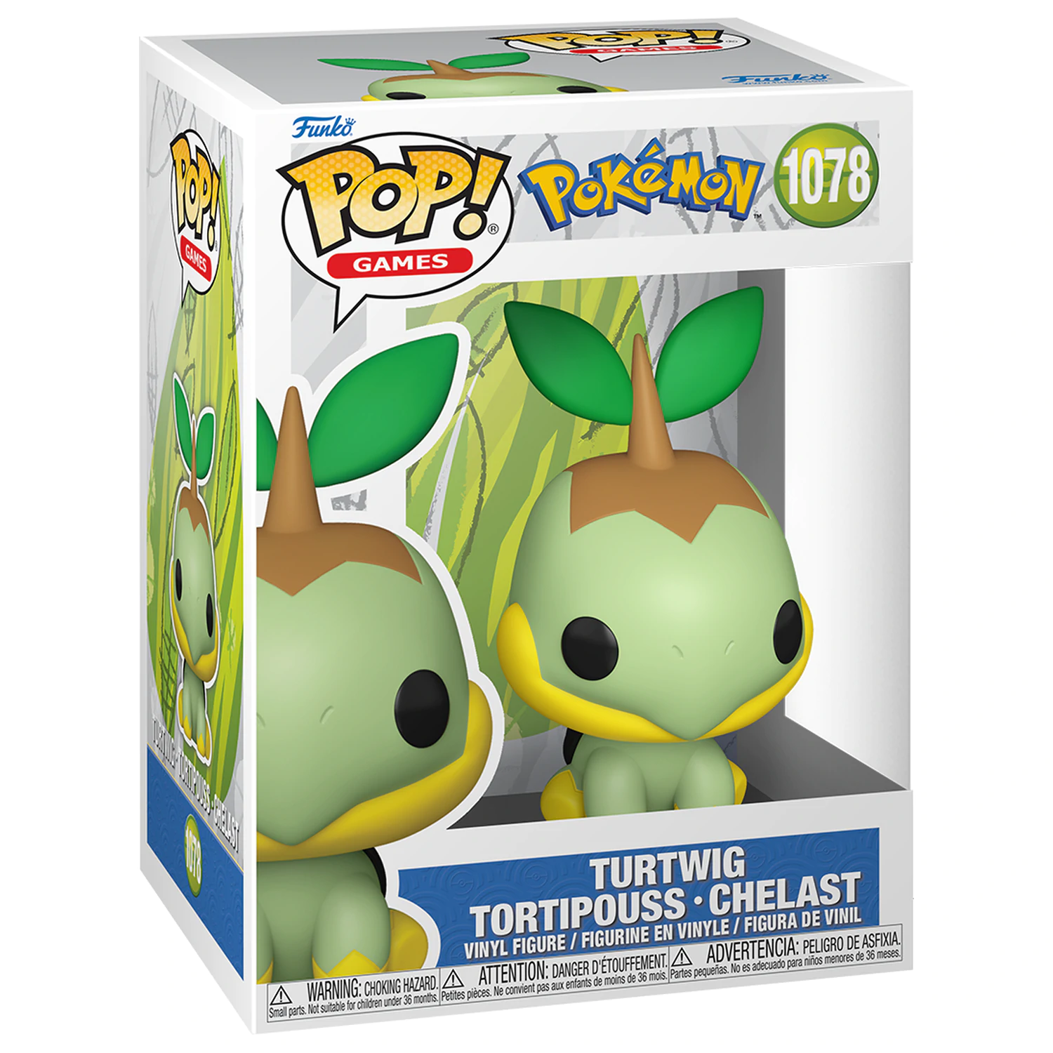 Pokemon Funko POP! Games Vinyl figura Turtwig 9 cm termékfotó