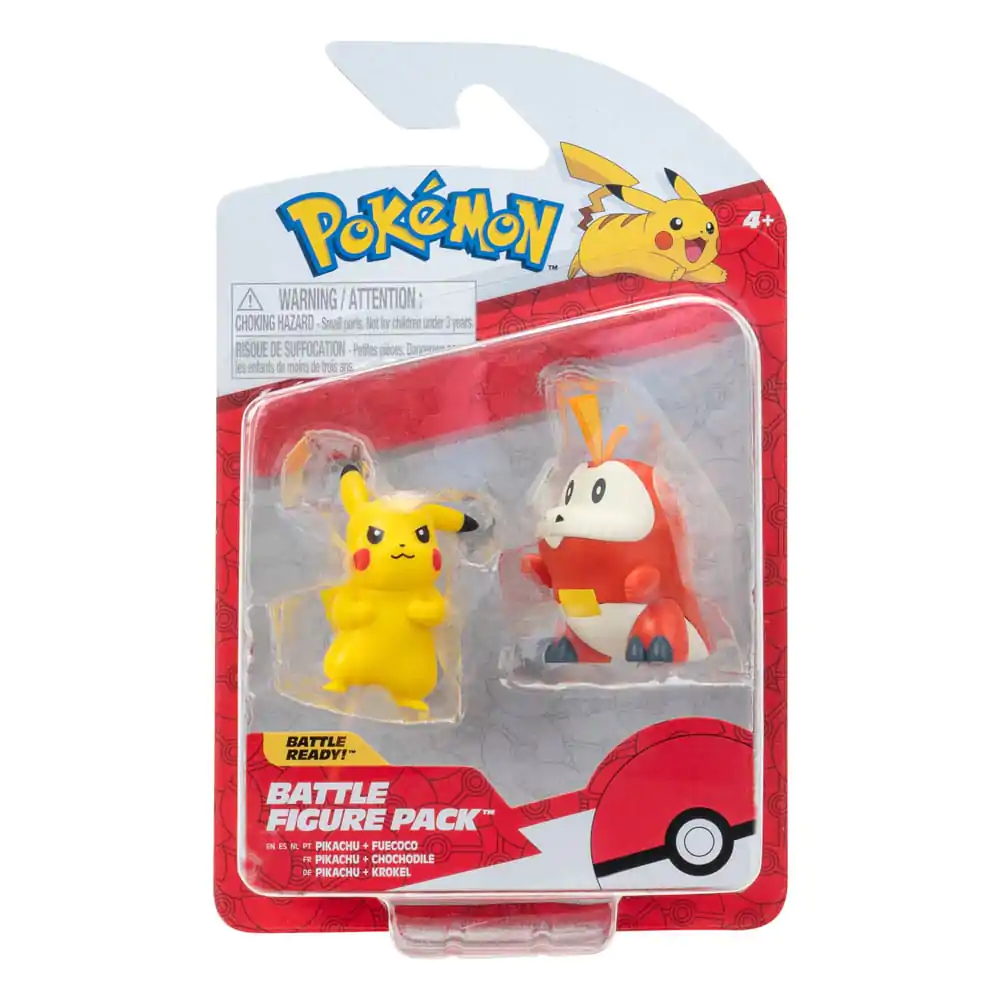 Pokémon Gen IX Battle Pikachu & Fuecoco 2 db-os Mini figura csomag 5 cm termékfotó