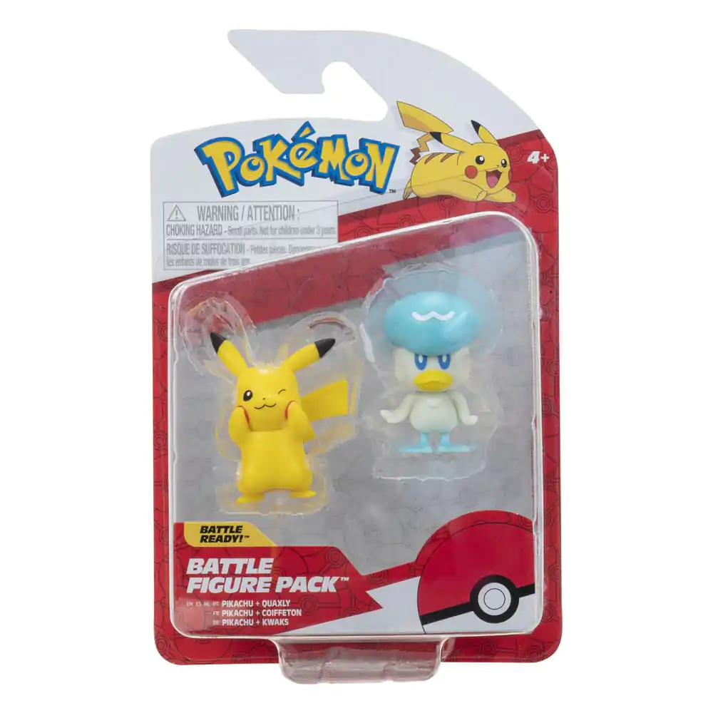 Pokémon Gen IX Battle Pikachu & Quaxly 2 db-os Mini figura csomag 5 cm termékfotó