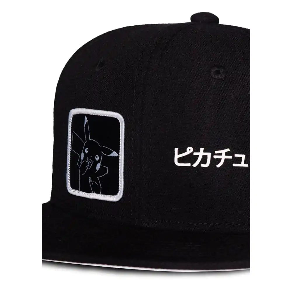 Pokémon Snapback Cap Pikachu Japanese Black termékfotó