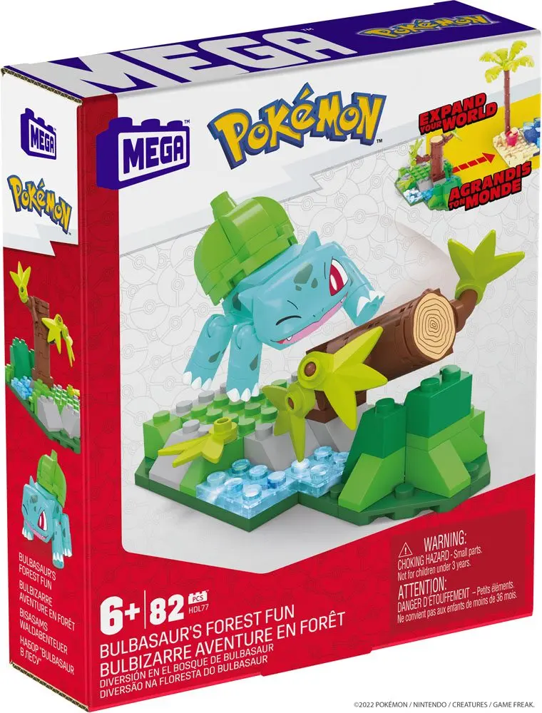 Pokémon Mega Construx  Bulbasaur's Forest Fun építőjáték csomag termékfotó