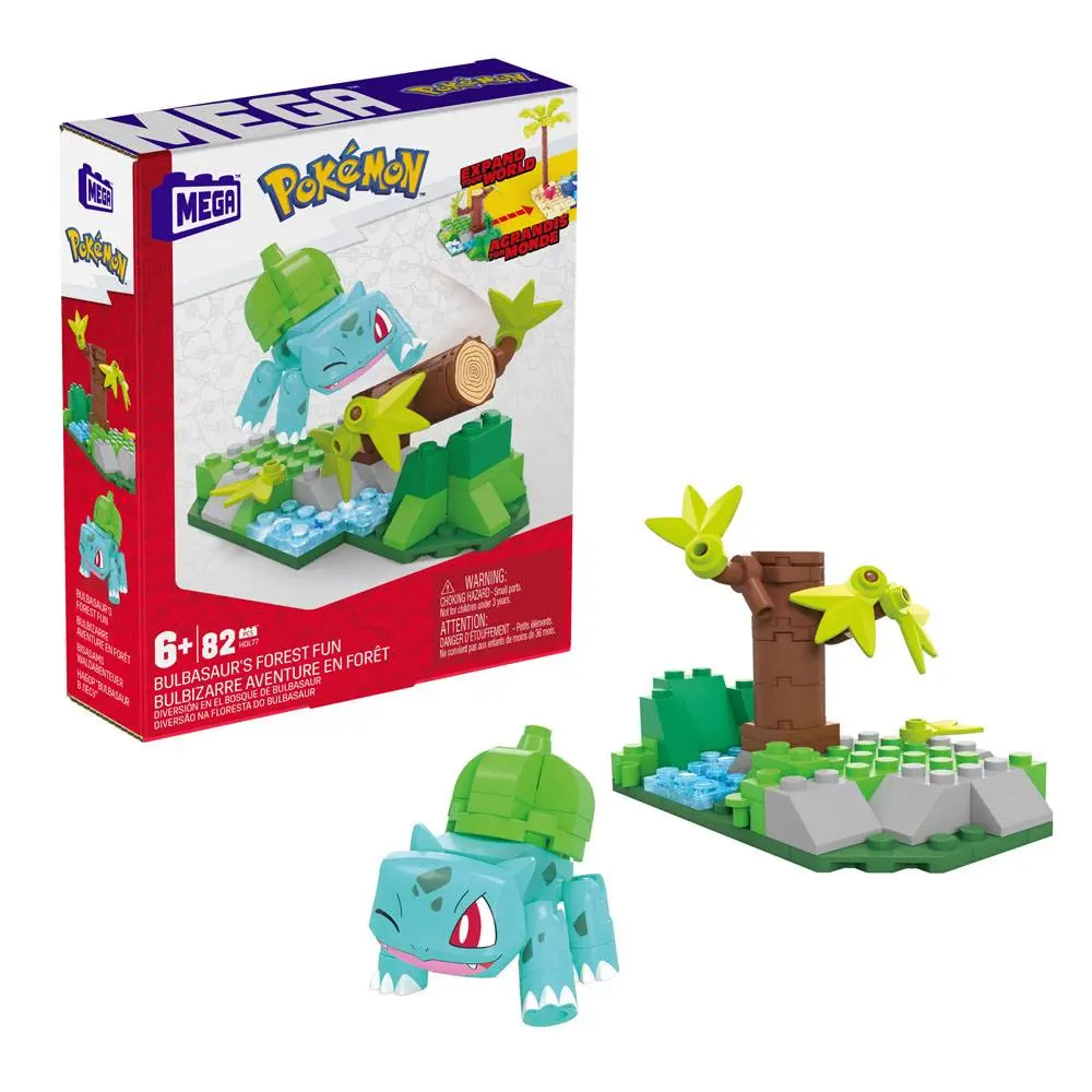Pokémon Mega Construx  Bulbasaur's Forest Fun építőjáték csomag termékfotó