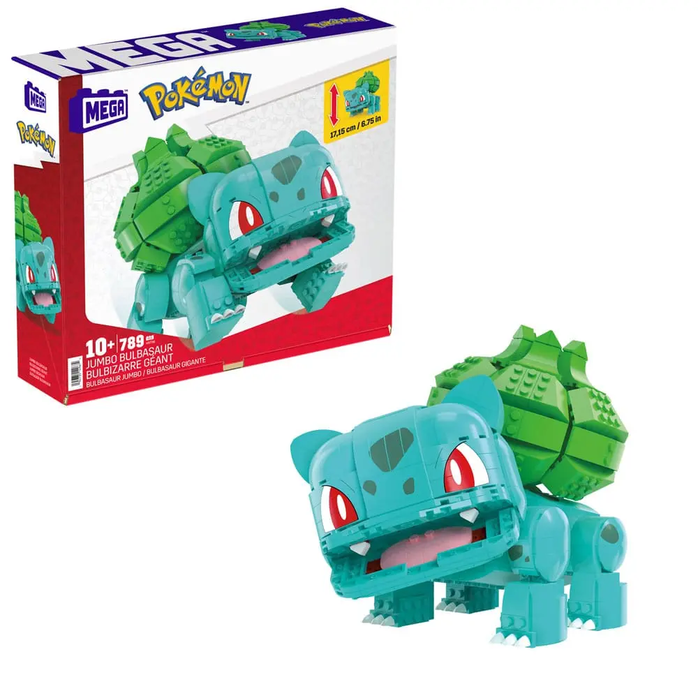 Pokémon Mega Construx Jumbo Bulbasaur építőjáték csomag 17 cm termékfotó