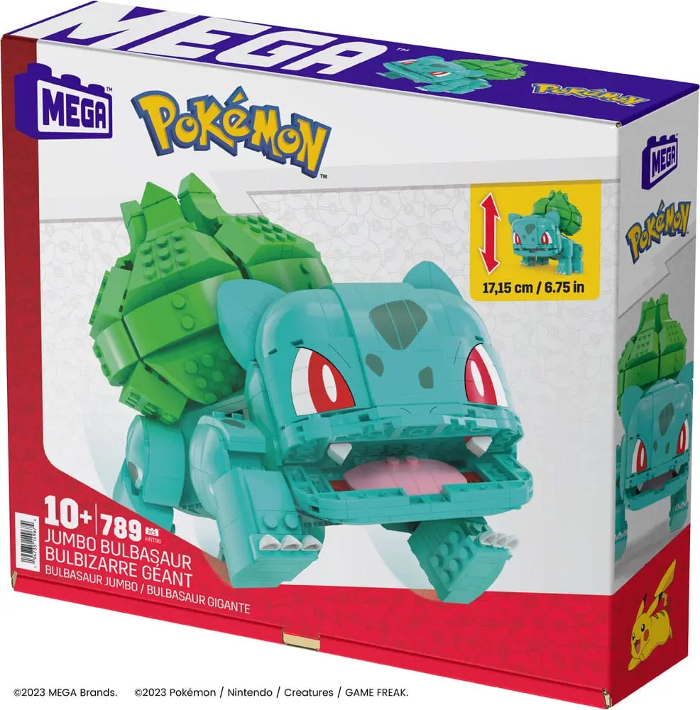 Pokémon Mega Construx Jumbo Bulbasaur építőjáték csomag 17 cm termékfotó