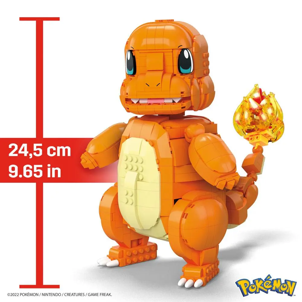 Pokémon Mega Construx Jumbo Charmander építőjáték csomag 25 cm termékfotó