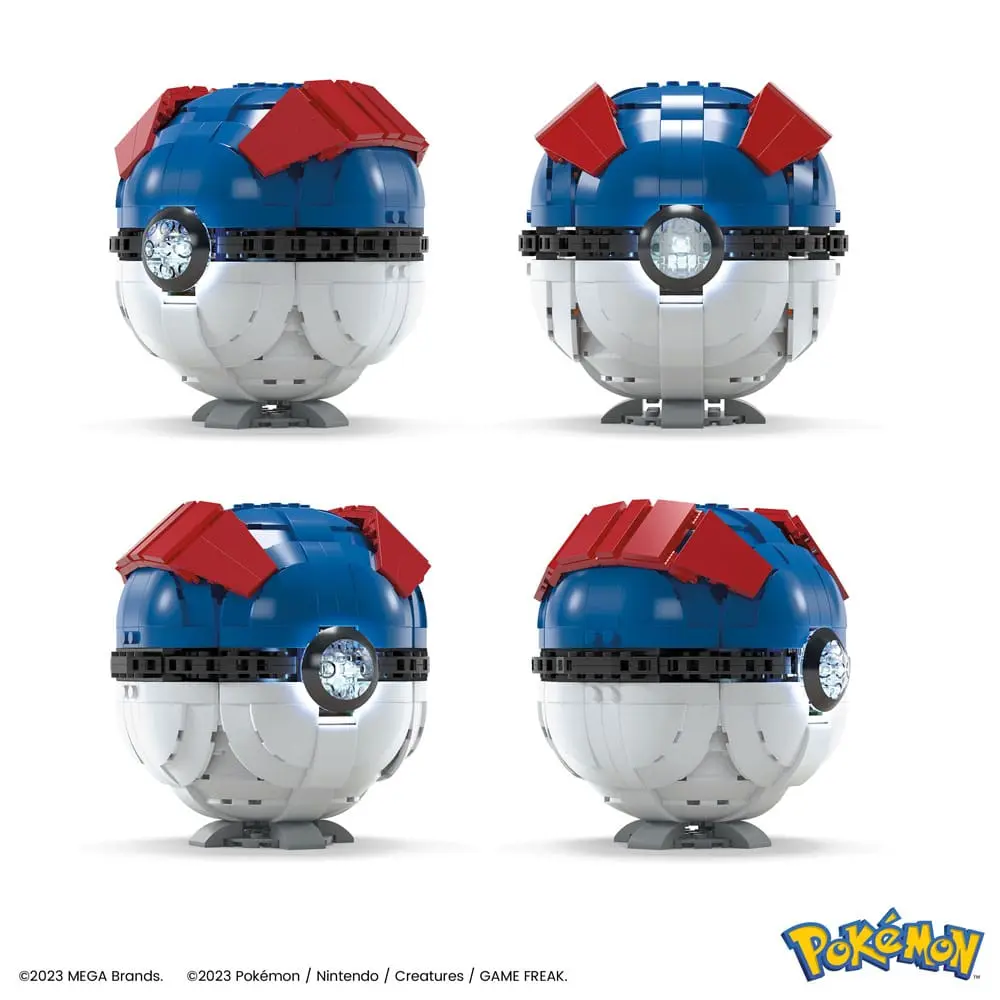 Pokémon Mega Construx Jumbo Great Ball építőjáték csomag 13 cm termékfotó