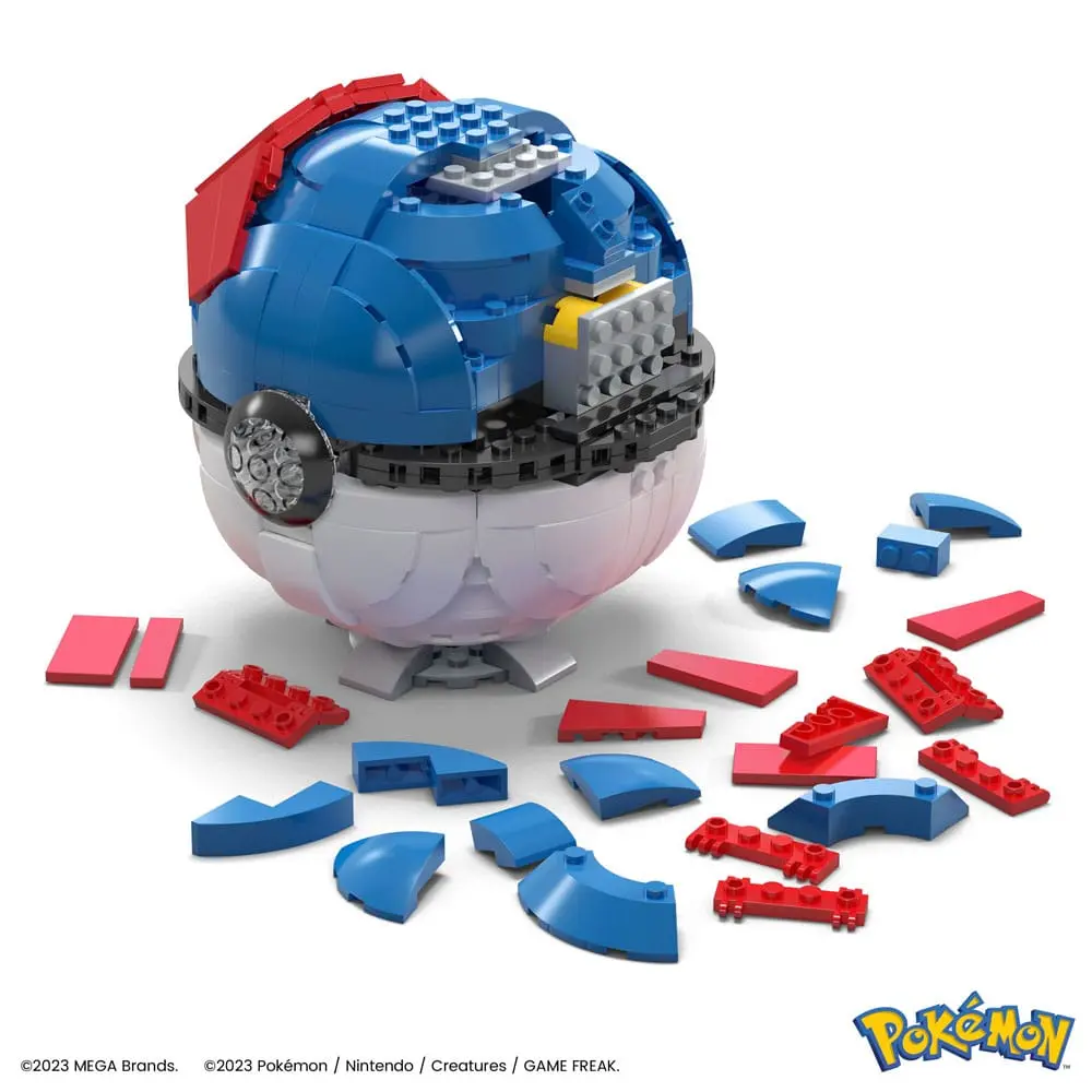 Pokémon Mega Construx Jumbo Great Ball építőjáték csomag 13 cm termékfotó
