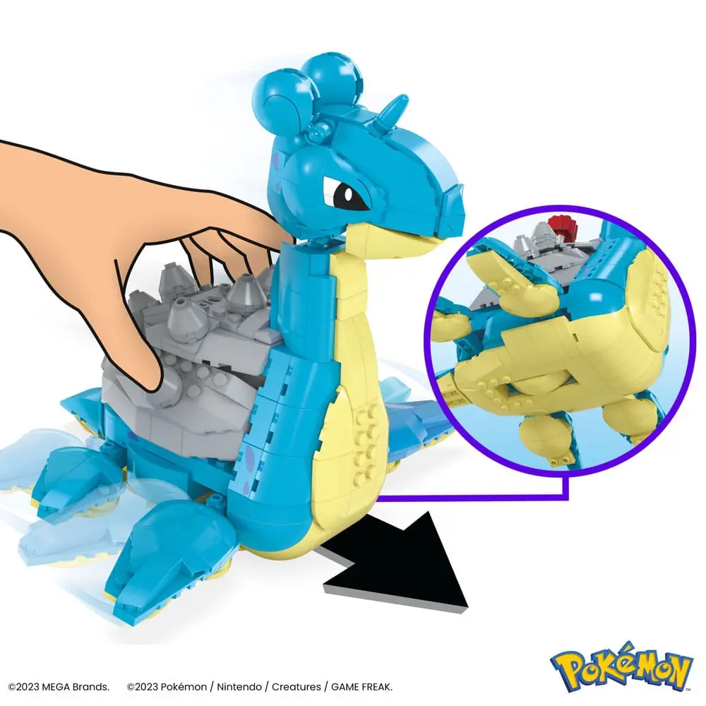 Pokémon Mega Construx Lapras építőjáték csomag 19 cm termékfotó