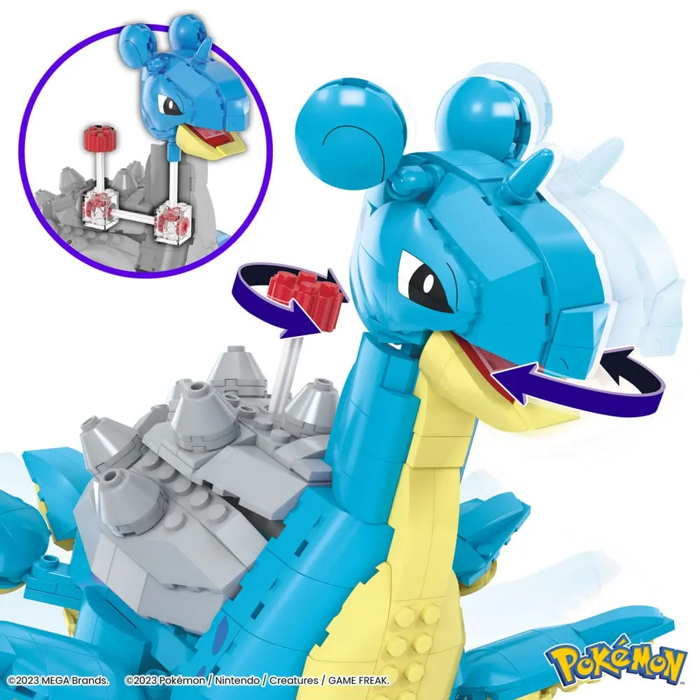 Pokémon Mega Construx Lapras építőjáték csomag 19 cm termékfotó