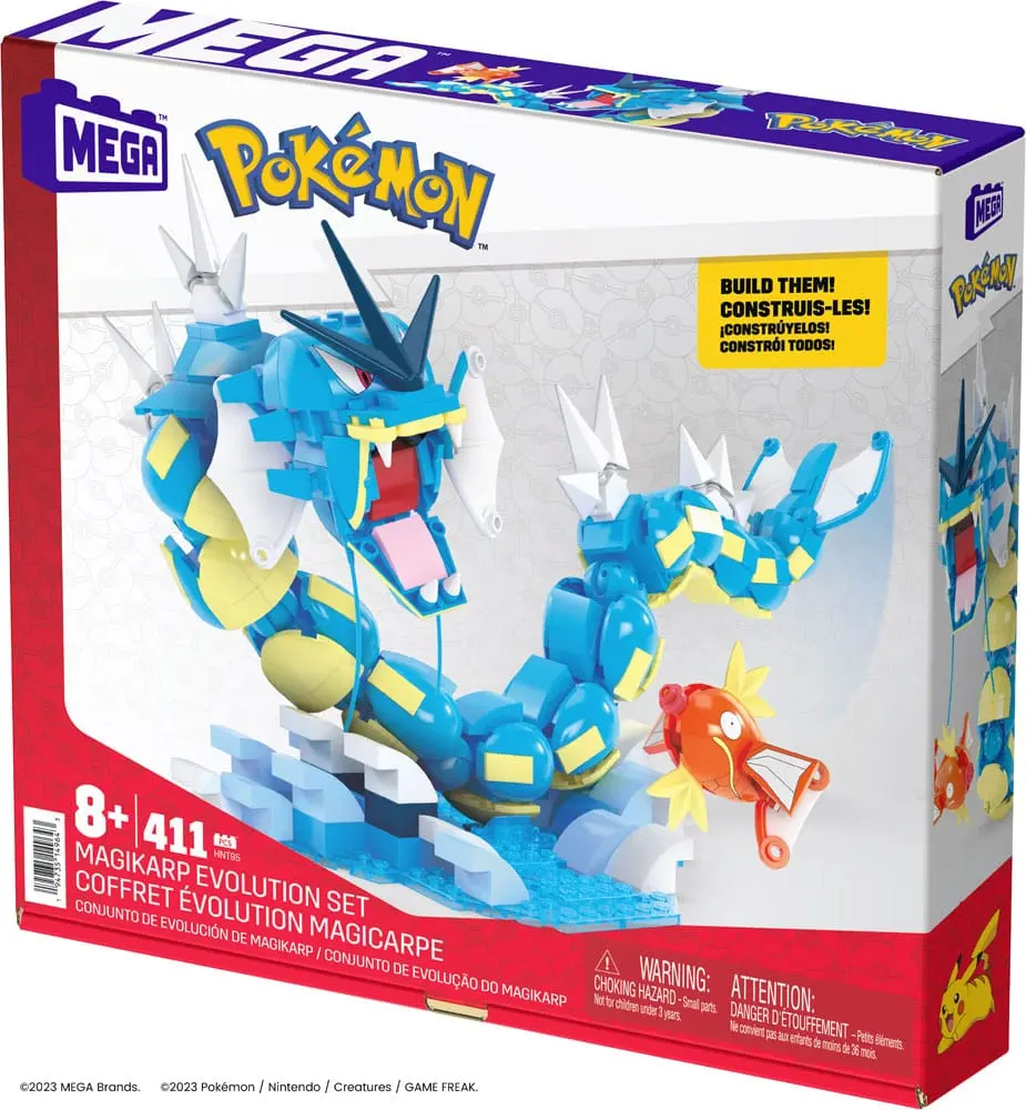 Pokémon Mega Construx Magikarp Evolution Set építőjáték csomag termékfotó