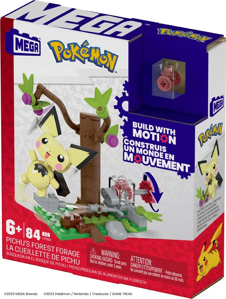 Pokémon Mega Construx Pichu's Forest Forage építőjáték csomag termékfotó