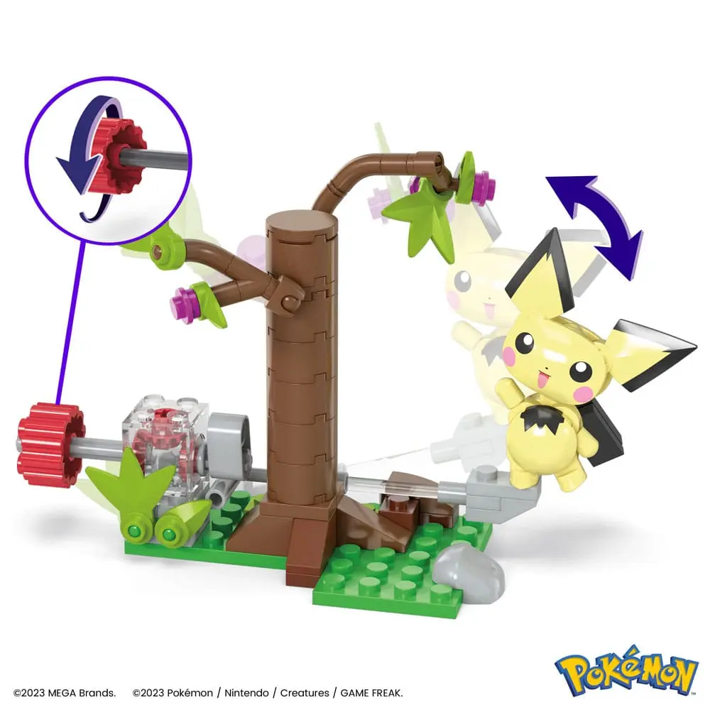 Pokémon Mega Construx Pichu's Forest Forage építőjáték csomag termékfotó