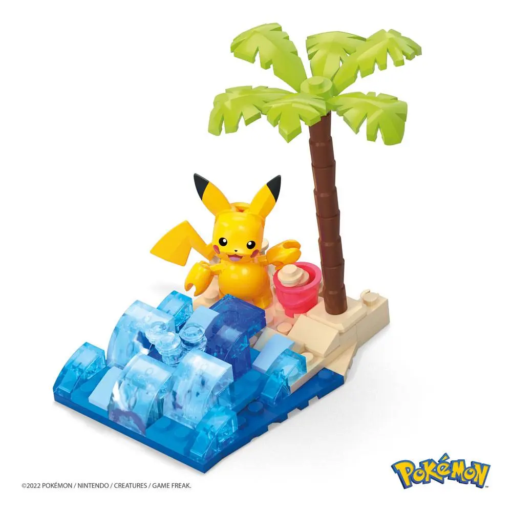 Pokémon Mega Construx Pikachu's strand Splash építőjáték csomag termékfotó