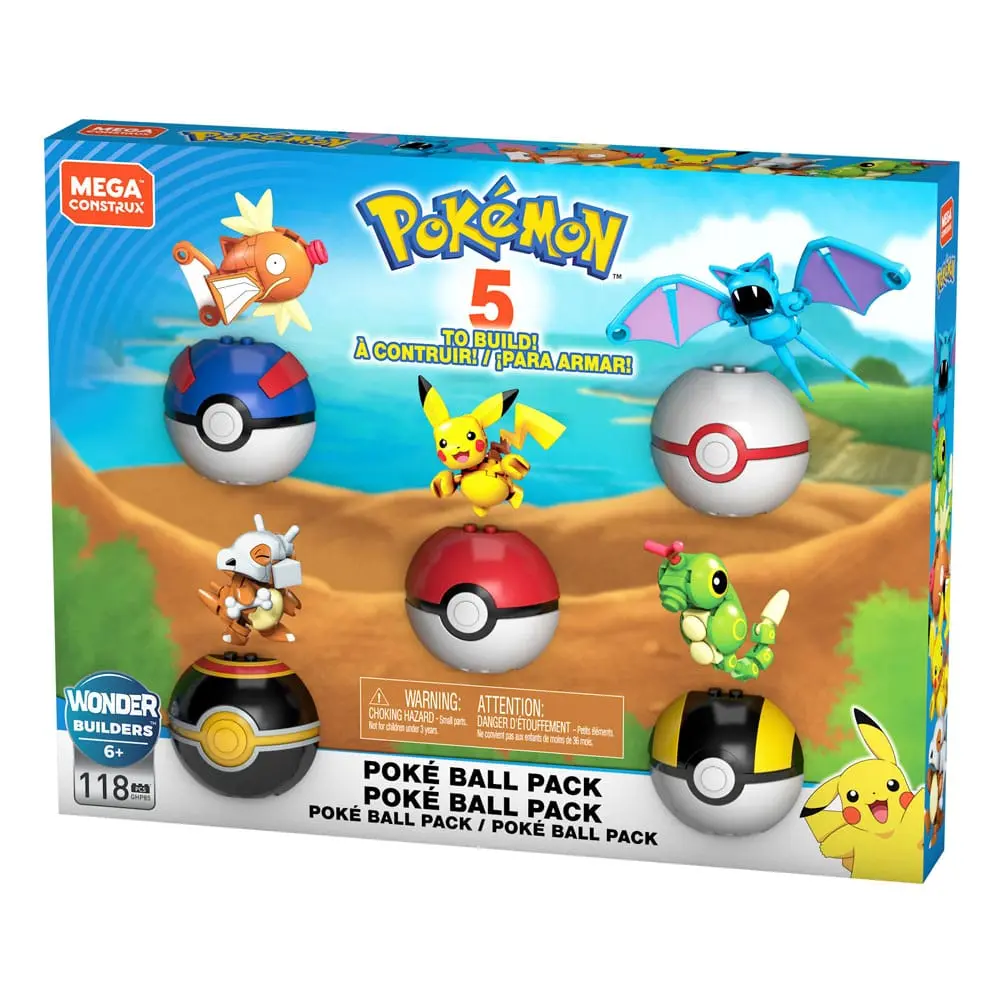 Pokémon Mega Construx Poké Ball Pack építőjáték csomag termékfotó