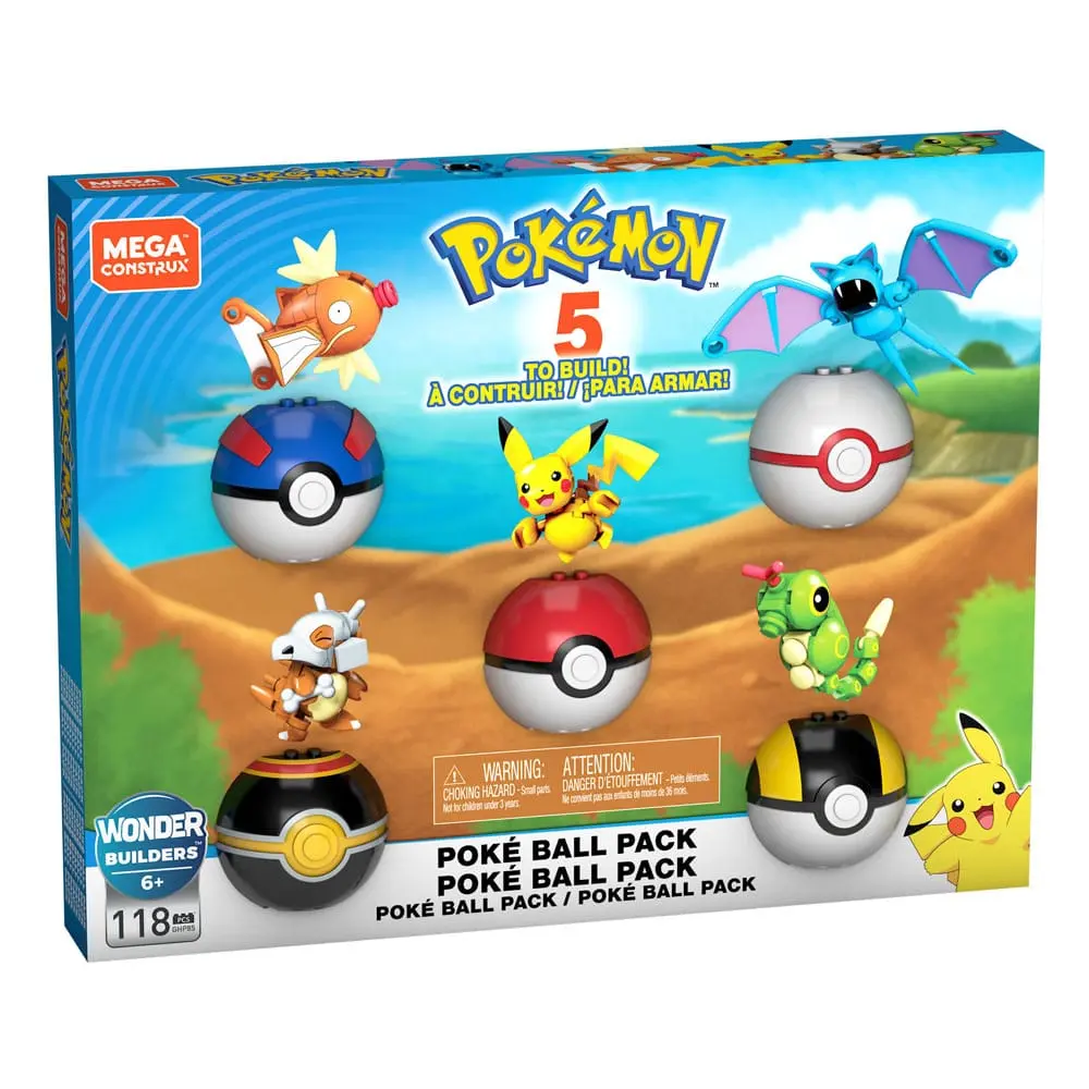 Pokémon Mega Construx Poké Ball Pack építőjáték csomag termékfotó