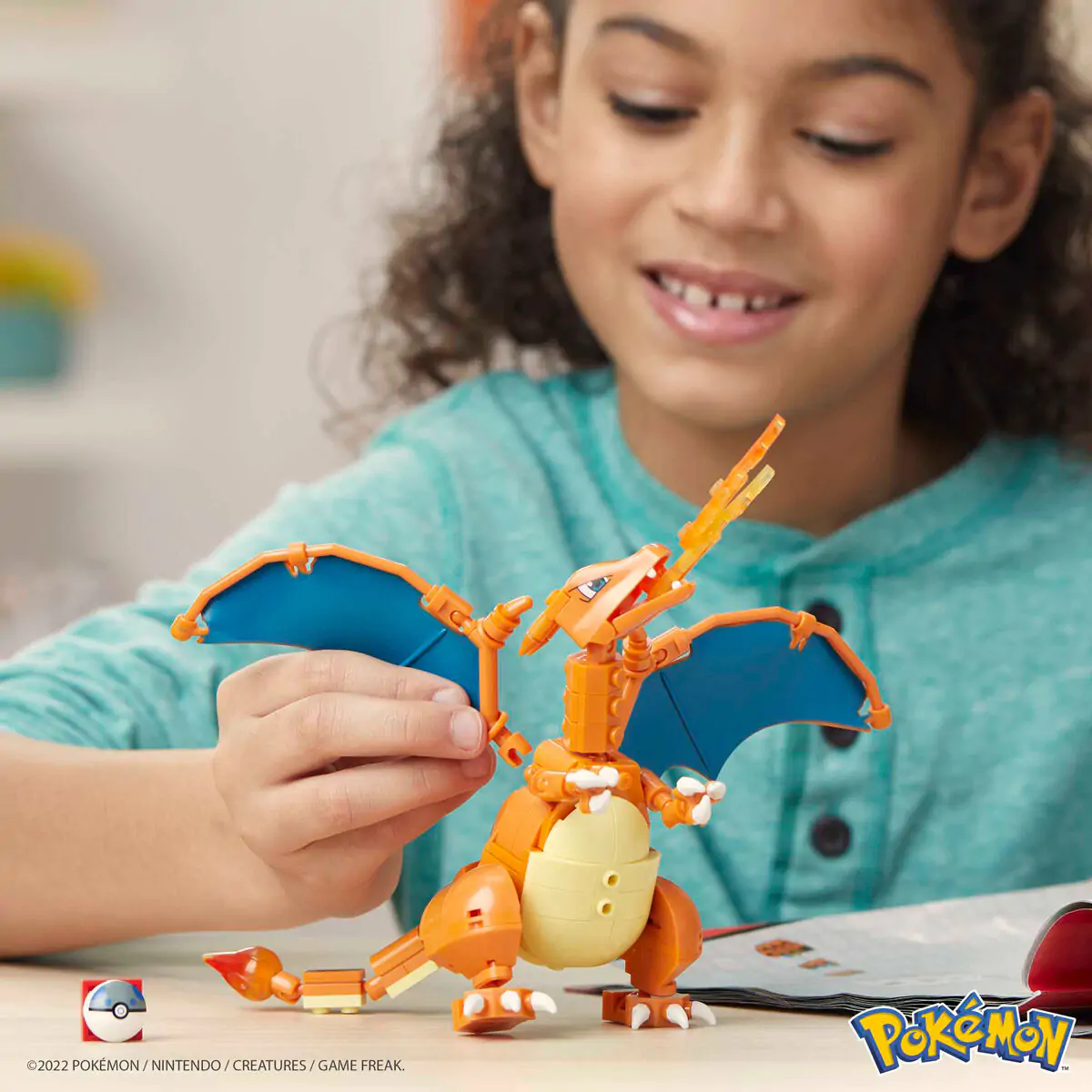 Pokémon Mega Construx Wonder Builders Construction Set Charizard 10 cm termékfotó