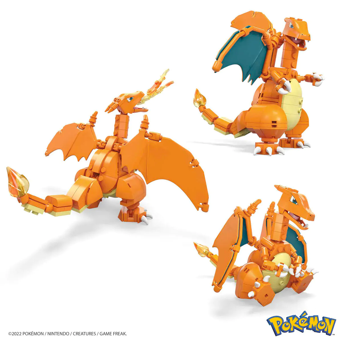 Pokémon Mega Construx Wonder Builders Construction Set Charizard 10 cm termékfotó