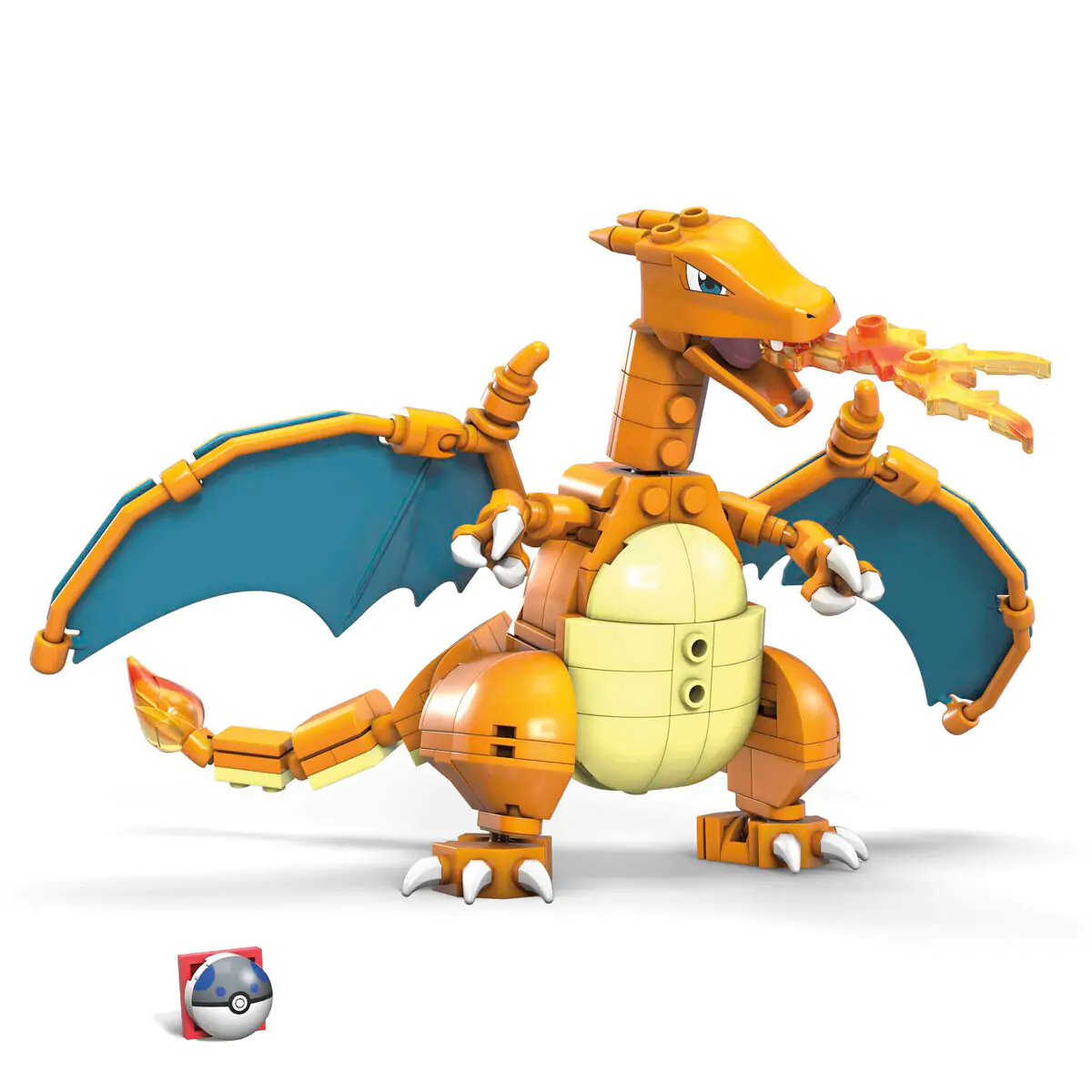 Pokémon Mega Construx Wonder Builders Construction Set Charizard 10 cm termékfotó