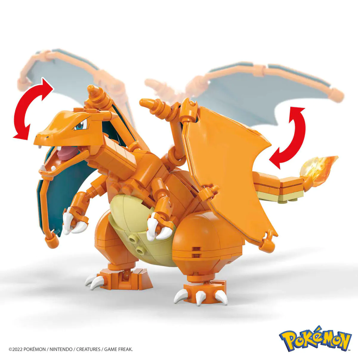 Pokémon Mega Construx Wonder Builders Construction Set Charizard 10 cm termékfotó